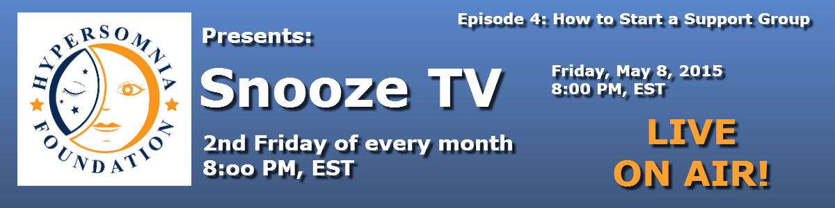 Snooze TV How to Start a Support Group