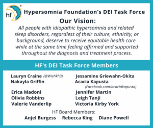 Hypersomnia Foundation DEI Vision