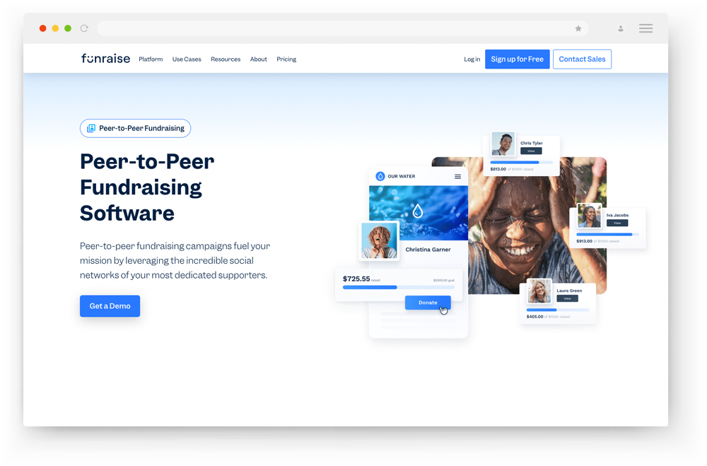 funraise screenshot