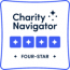 Four Star Rating Charity Navigator Badge